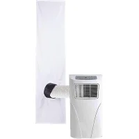 Junta de ventana para aire acondicionado portátil de 200 cm, tira de fijación impermeable ajustable, kit universal para ventanas de aires acondiciona