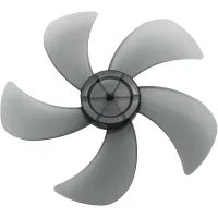 Aspas de ventilador de repuesto, aspas de ventilador de 12 pulgadas, 5 aspas de plástico transparente, accesorios para ventilador, color negro.
