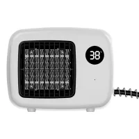 Calefactor para jaulas de mascotas con termostato, potencia de 300 w/600 w, calefactor ptc, cable de alimentación antimordeduras de 3 m.