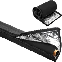 Funda portátil de 186 cm para manguera de aire acondicionado, flexible y gruesa, a prueba de fugas, aislante para manguera de aire acondicionado port