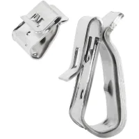 50 clips para cables, bridas de acero inoxidable, esterilizador de frascos, soporte para cables, soporte para panel solar