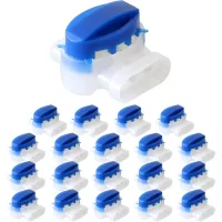 20 conectores de cable para cable perimetral, kit de reparación para cables de cortacésped robótico, abrazaderas de cable, para conectar