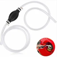 Bomba manual, bomba de transferencia, bomba de gasolina manual, bomba de combustible manual, con manguera de sifón portátil de 2 m