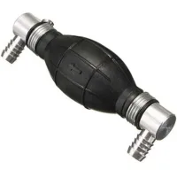 Bomba manual en línea con bulbo de cebado de combustible de 12 mm para s, aluminio, diésel y gasolina, universal para gasolina, aceite y agua.