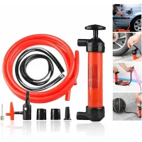 Jeringa de aceite, jeringa para cambio de fluidos automotrices, bomba de drenaje de aceite de motor y frenos con tubo de extensión y sello.