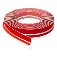 Tira de sellado en forma de t para huecos de puertas y ventanas, tira de sellado de 6 m para marco de puerta, cinta adhesiva para ventana