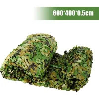 Red de camuflaje de 6 x 4 m - diseño militar de jungla - red de caza y observación - protección visual para exteriores - varios tamaños