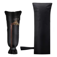 Protector de grifos exteriores para invierno. protege los grifos exteriores de las heladas. incluye una bolsa protectora (47 x 19 cm).