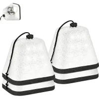 Protectores de grifos exteriores de invierno, paquete de 4, fundas de espuma anticongelante con junta de esponja y cordón ajustable, para grifos