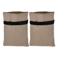 Juego de 2 fundas para grifos de exterior de invierno - protección contra heladas - accesorios aislantes para grifos - color caqui - 14x20cm