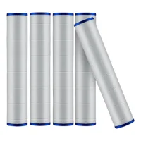 Paquete de 5 filtros de sedimentos de algodón pp para cabezal de ducha, 10,5 x 2 cm
