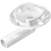 Conector acodado para manguera de escape de aire acondicionado, compatible con aires acondicionados split y de ventana, 40 mm, 1 unidad.
