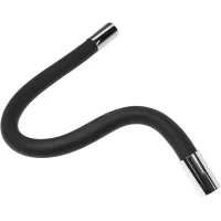 Manguera flexible de extensión para grifo de cocina - manguera giratoria - negra - 30 cm - conexión de 1/2 pulgada
