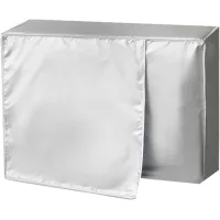 Funda protectora exterior para aire acondicionado, resistente al polvo y al agua, apta para aires acondicionados domésticos (105 x 40 x 75 cm).