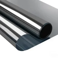 Lámina para ventanas que proporciona privacidad, lámina de espejo unidireccional, apta para oficinas y hogares, para ventanas de hasta 40 x 200 cm.
