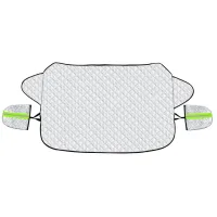 Funda para parabrisas, protección invernal para parabrisas, protector magnético universal para parabrisas, funda plegable para coche, 147 x 100 cm.