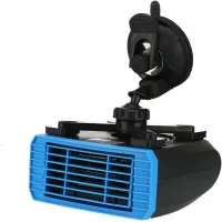 Calefactor para coche, calefactor giratorio de 360 grados, desempañador de parabrisas de aire frío y caliente, 12 v 150 w, ventosa.