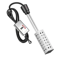 Calentador de agua de inmersión de 2500 w, calentador de piscina con interruptor, calentador de baño, control inteligente de temperatura.