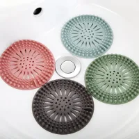 Tapa de silicona para desagüe, filtro para el drenaje de aguas residuales, tapa sencilla antiobstrucción para fregadero