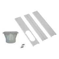 Kit de sellado para aire acondicionado portátil – material abs duradero – mejora la eficiencia de enfriamiento.