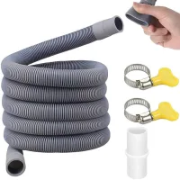 Manguera de desagüe para lavadora y aire acondicionado, de 1,5 m de longitud, apta para mangueras con un diámetro de 20 a 25 mm..