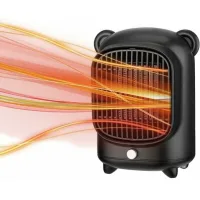 Calefactor auxiliar, radiadores eléctricos de 500 w,calefactores personales con protección contra sobrecalentamiento para el hogar y la oficina