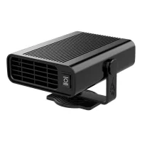 Calefactor para coche, 12 v, 120 w, descongelador rápido para coche, con rotación de 360 grados y enchufe para encendedor de.