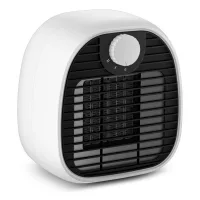 Calefactor de ventilador blanco, calefactor de baño de pared, potencia ajustable, detector de ventana abierta..