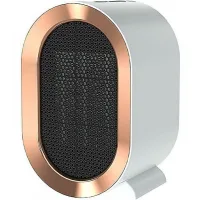 Calefactor cerámico blanco con ventilador, seguro, de bajo consumo, silencioso, con múltiples funciones de protección, 1200 w.