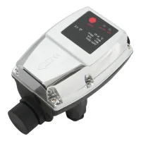 Interruptor de presión – 10 bar – protección contra funcionamiento en seco – compatible con bombas monofásicas – dimensiones: 10,3 × 10 × 19,6 cm