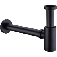 Sifón ajustable (forma de botella) juego de desagüe para fregadero de 1 1/4 – tubo de desagüe que bloquea los olores