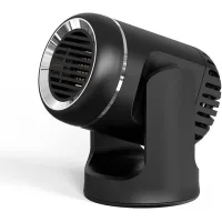 Calefactor para coche, 12v 130w, ventilador calefactor eléctrico portátil, secador de parabrisas, descongelador, negro.