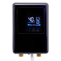 Calentador de agua eléctrico, 220v, 3500w, con pantalla táctil lcd, proporciona agua caliente a demanda, calentador de agua para instalar debajo del