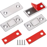 Se trata de adhesivos magnéticos ultrafinos para armarios, aptos para puertas correderas, cajones, ventanas, gabinetes, etc.