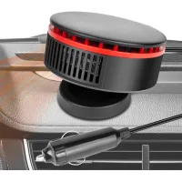 Calefactor portátil universal para coche de 12 v con rotación de 360° y función antivaho.