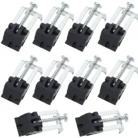 Accesorios de desagüe - paquete de 10 clips para fregaderos de cocina - accesorios prácticos para baños y duchas