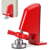 Cerradura de puerta portátil antir de aluminio, ajustable para huecos de 5 a 40 mm, antideslizante, tope de puerta para hoteles y hogares.