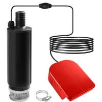 Bomba de agua sumergible inalámbrica milwaukee de 18 v, minibomba para agua, diésel y combustible, con filtros de sedimentos.
