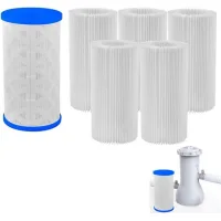 Juego de 6 filtros para piscina, juego de repuesto para aire acondicionado, compatible con los modelos 29000e y 59900e.