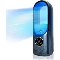 Enfriador de aire para dormitorio, ventilador de refrigeración interior, azul, purificador de aire