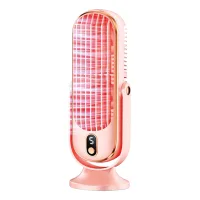 Ventilador de torre, ventilador de escritorio portátil, ventilador de cinco velocidades, ventilador de escritorio silencioso, rosa