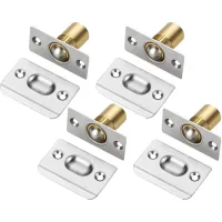 Cuatro pestillos ajustables con rodamientos de bolas, cerradura para puerta, pestillos con rodamientos de bolas para muebles.