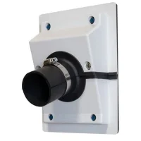 Juego de conductos de pared - accesorios robustos para aires acondicionados split con conductos de aire ocultos, color blanco.