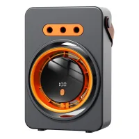 Ventilador de sobremesa portátil recargable con pulverizador