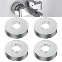 Juego de cuatro piezas para cubrir las tuberías del radiador, decoración para la ducha, tres tamaños en uno, decoración para cubrir las tuberías de c