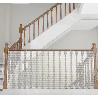 Red de seguridad infantil de 300 cm x 78 cm – tejido resistente al desgarro – protección para balcones y escaleras – fácil instalación – 300 cm de la