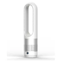 Ventilador de torre sin aspas, sin mando a distancia, varias velocidades, temporizador con pantalla led.