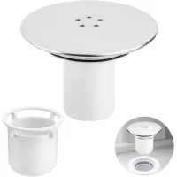Pieza de desagüe de ducha de 95 mm/110 mm, sifón de ducha universal, tapa de desagüe de ducha de repuesto, tapa de entrada de desagüe