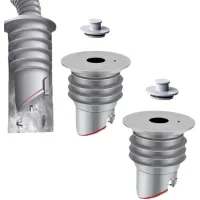 2 tapones antiolor para lavadora, junta para manguera de lavadora de 45-50 mm, tapón de sellado para manguera de desagüe