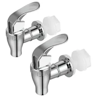 Grifos para dispensador de bebidas, juego de 2 grifos de fuente de abs, grifo de repuesto para dispensador, grifo para dispensador de bebidas